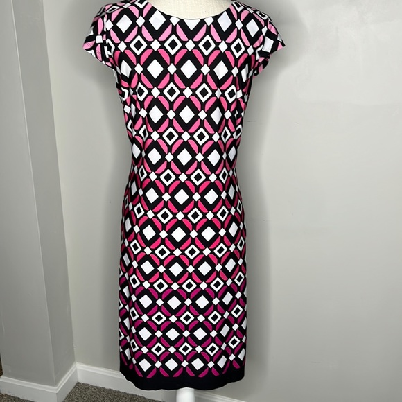 LIZ CLAIBORNE PRINT DRESS - Picture 4 of 6